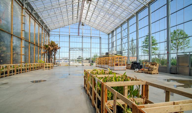 Serre voor stockage van planten - Kas - Greenhouse - Pairi Daiza - Deforche
