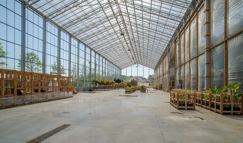 Serre voor stockage van planten - Kas - Greenhouse - Pairi Daiza - Deforche