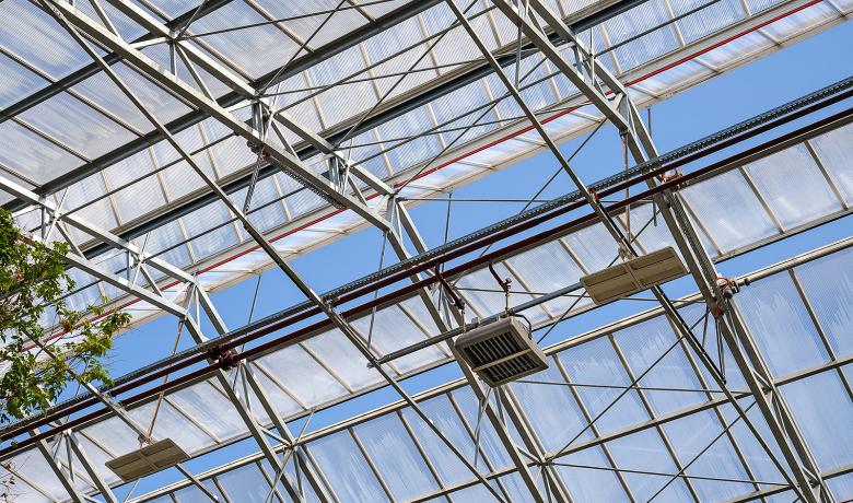 Serre voor stockage van planten - Kas - Greenhouse - Pairi Daiza - Deforche