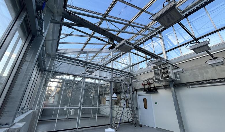 Serre de recherche Université Nantes - hedafor - Deforche 