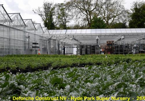 Hedafor - Deforche - Hyde Park nursery - production greenhouse 